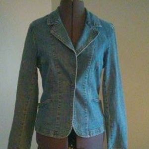 Rafaella  Short waist Jean Jacket